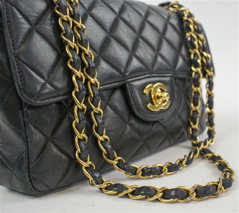 chanel black purse uk|classic Black Chanel purse.